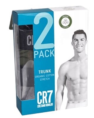 Cristiano Ronaldo Men's CR7 2-Pack Boxer Briefs -Sweat Zone DZ