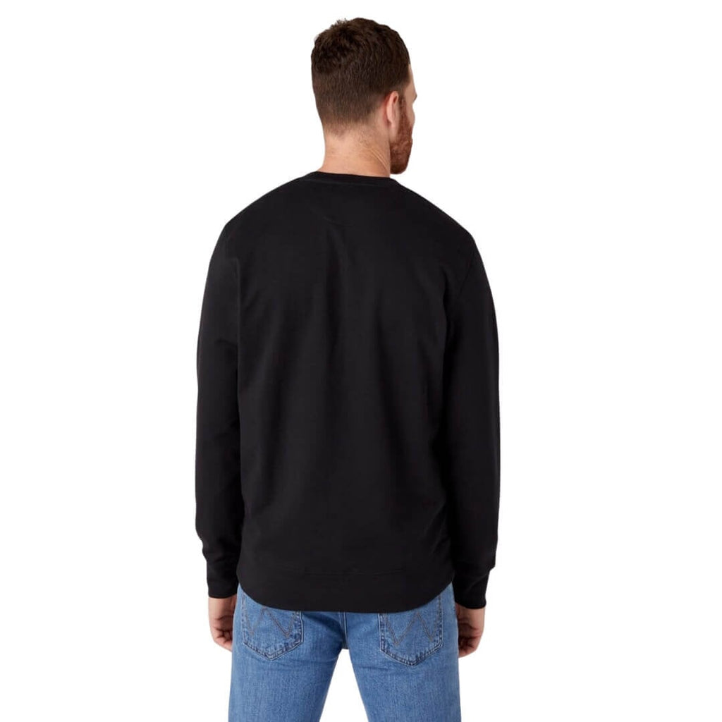 Wrangler Logo Crew Neck Sweatshirt -Sweat Zone DZ