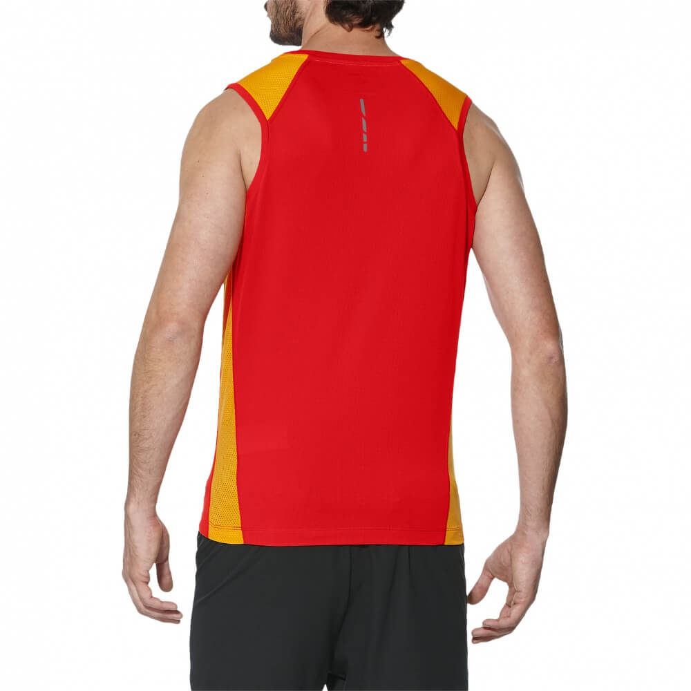 Asics Men's Race Singlet Running Shirt -Sweat Zone DZ