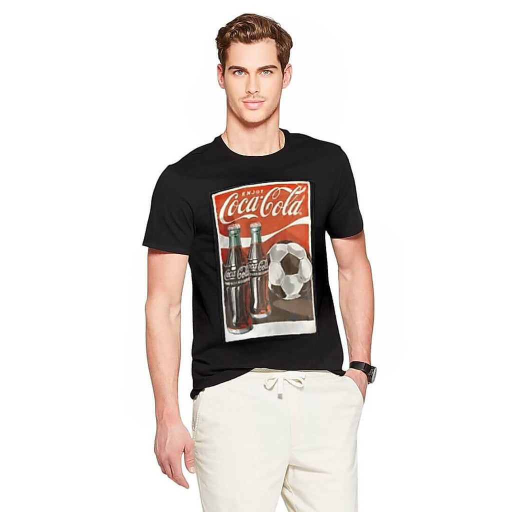 Coca Cola Men's England Official T-Shirt -Sweat Zone DZ