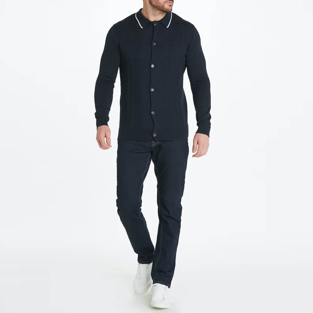 Easy Cable Knit Shirt -Sweat Zone DZ