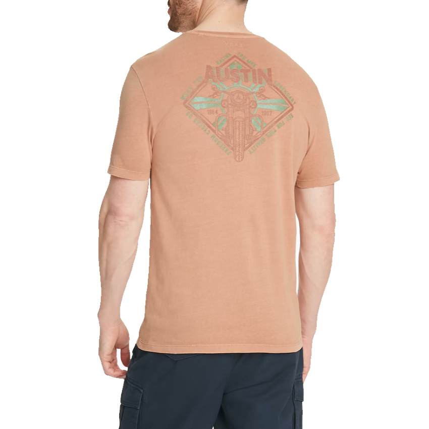 Easy Men's Austin Print T-Shirt -Sweat Zone DZ
