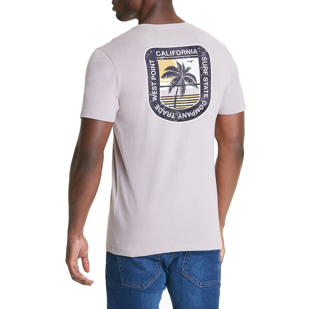 Easy Men's California Back Print T-Shirt -Sweat Zone DZ