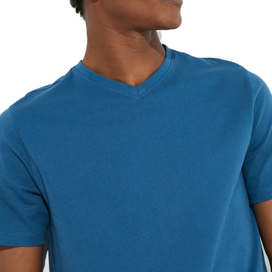 Easy Men's Essential V Neck T-Shirt -Sweat Zone DZ