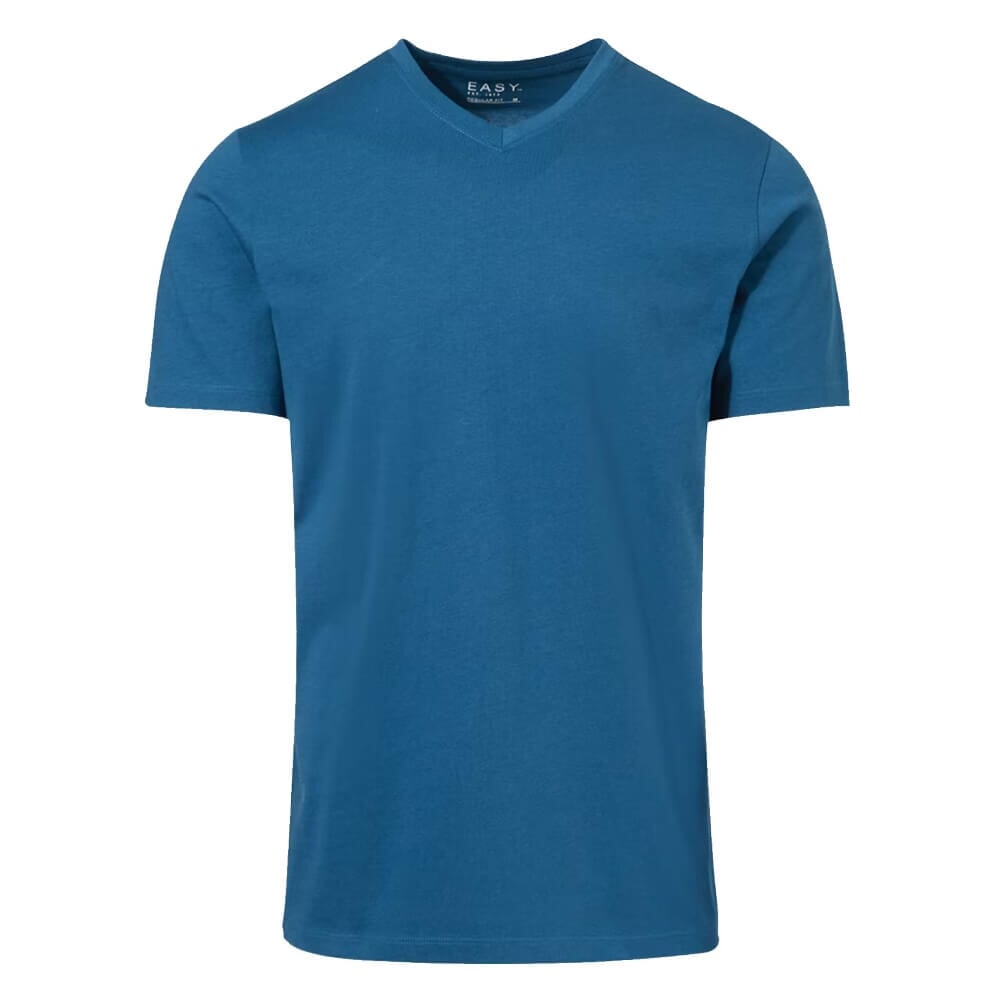 Easy Men's Essential V Neck T-Shirt -Sweat Zone DZ