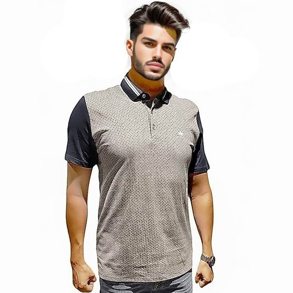 Easy Men's Front Panel Polo Shirt -Sweat Zone DZ