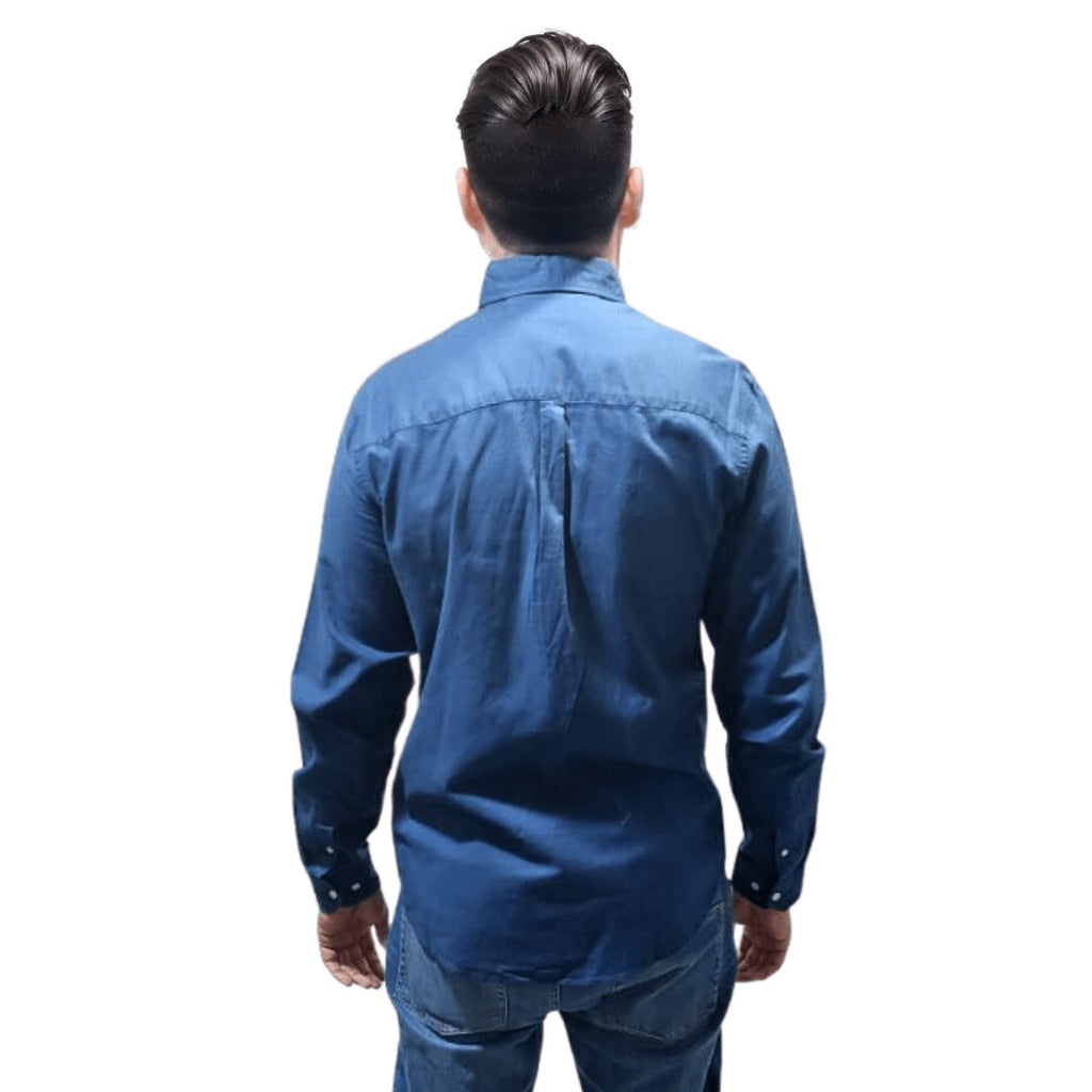 Easy Men's Long Sleeve Oxford Shirt -Sweat Zone DZ