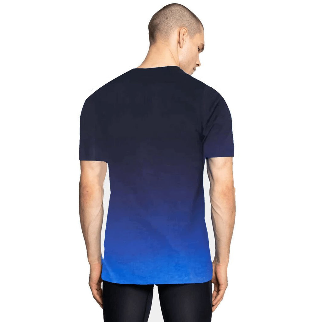 Easy Men's Los Angeles Dip Dye T-Shirt -Sweat Zone DZ