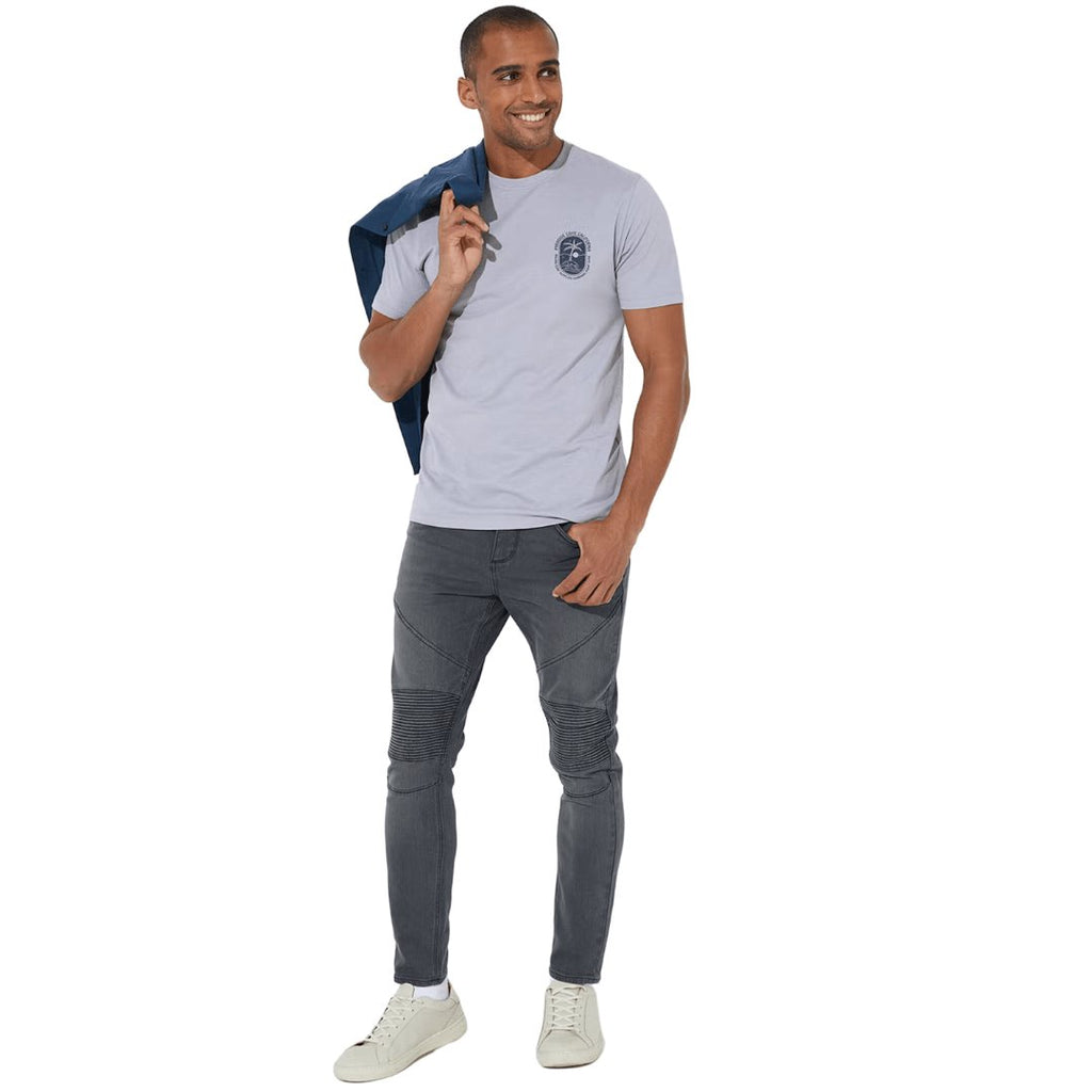 Easy Men's Paradise Cove Back Print Graphic T-Shirt -Sweat Zone DZ