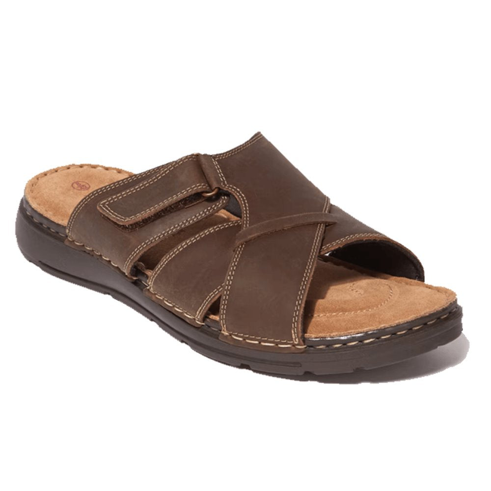 Easy Men's Real Leather Mule Sandals -Sweat Zone DZ