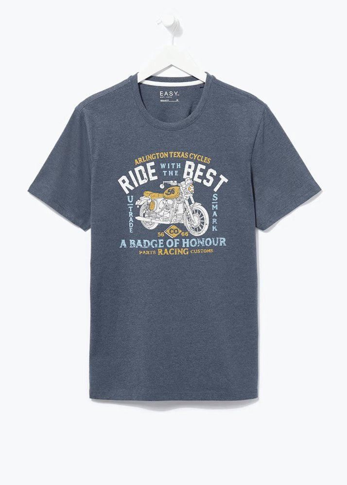 Easy Men's Ride With The Best T-Shirt -Sweat Zone DZ