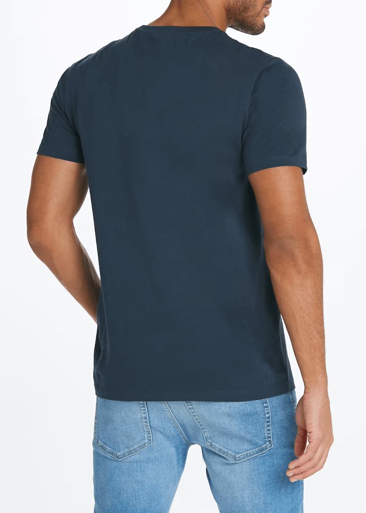 Easy Men's Stripe Chest Panel T-Shirt -Sweat Zone DZ