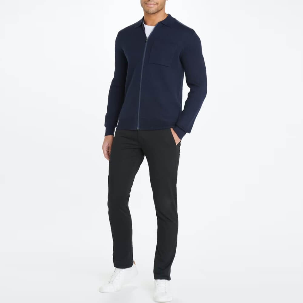 Easy Men's Zip Up Cardigan -Sweat Zone DZ