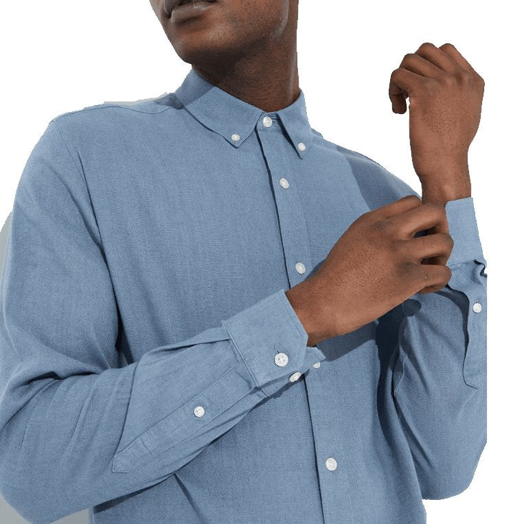 Easy Preppy Linen Shirt -Sweat Zone DZ