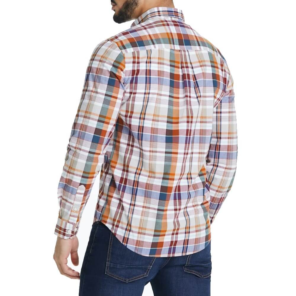 Easy Preppy Madras Long Sleeve Check Shirt -Sweat Zone DZ