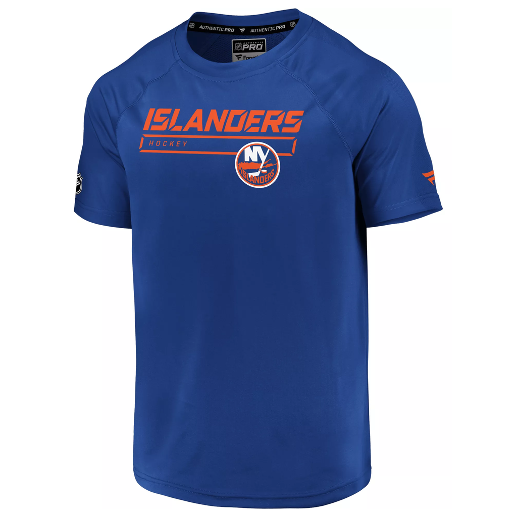 Fanatics Men's New York Islanders Nhl Authentic Pro Rinkside T-Shirt -Sweat Zone DZ