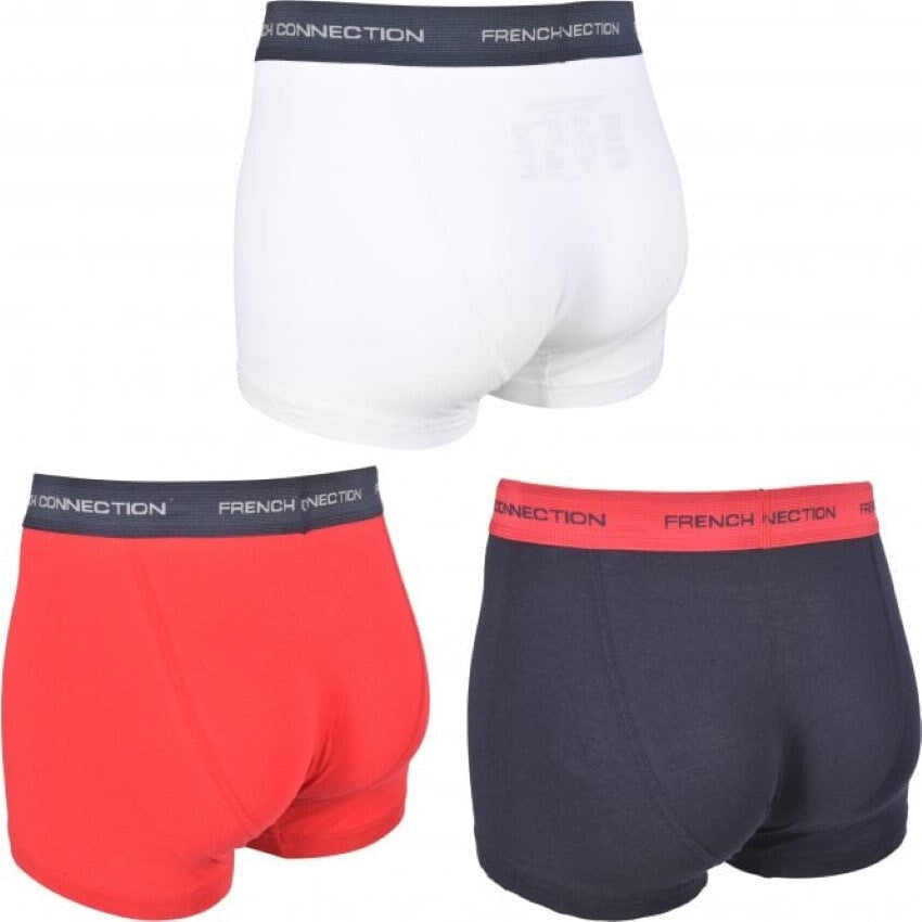 French Connection Men's 3-Pack Boxer Shorts -Sweat Zone DZ