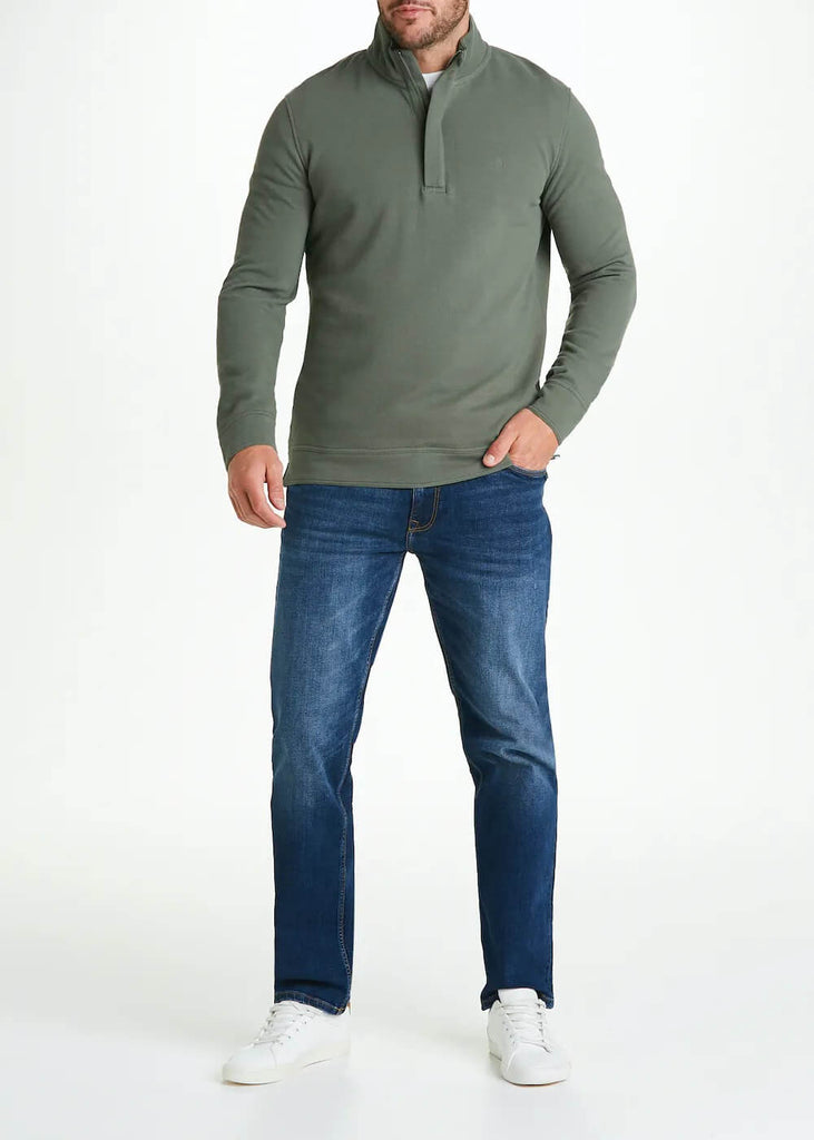 Lincoln 1/4 Zip Funnel Neck Sweatshirt -Sweat Zone DZ