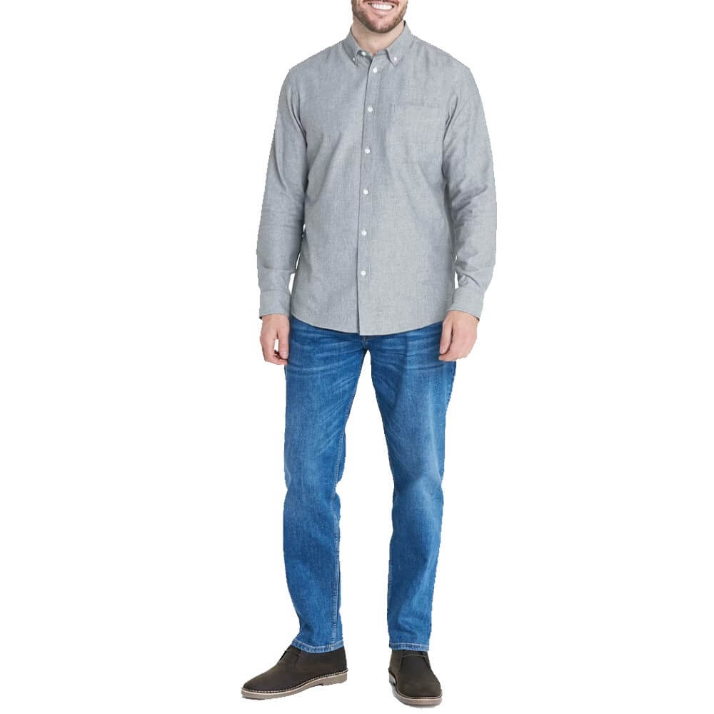 Lincoln Long Sleeve Cotton Twill Shirt -Sweat Zone DZ