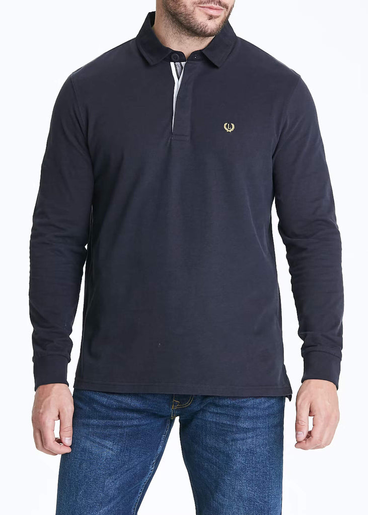 Lincoln Long Sleeve Rugby Shirt -Sweat Zone DZ