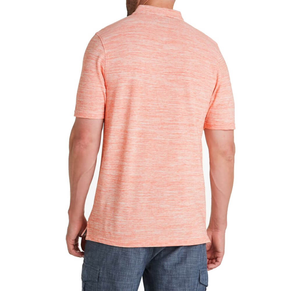 Lincoln Spade Dye Polo Shirt (Peach) -Sweat Zone DZ