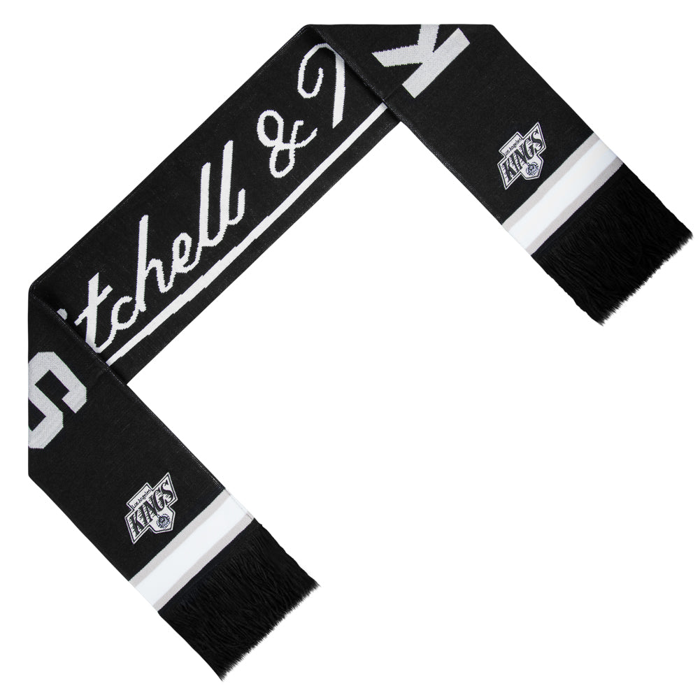 Mitchell & Ness Los Angeles Kings Nhl Blackout Fan Scarf -Sweat Zone DZ