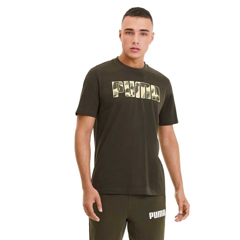 Puma Men's Camo Fill Short Sleeve T-shirt -Sweat Zone DZ