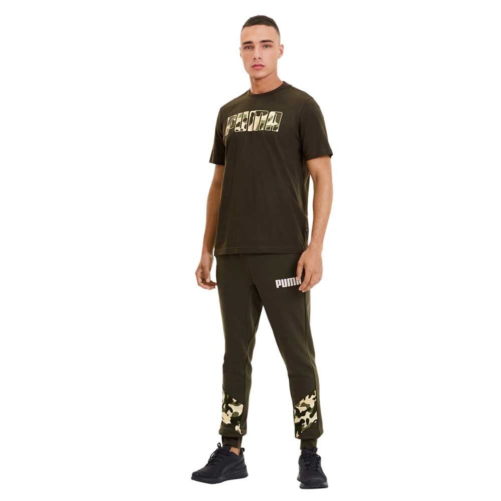 Puma Men's Camo Fill Short Sleeve T-shirt -Sweat Zone DZ