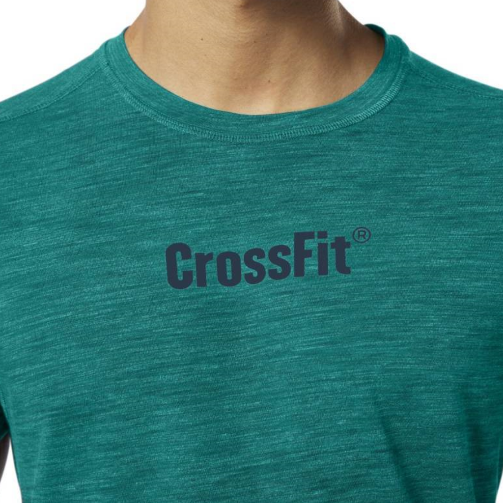 Reebok Classic Men's Marble Melange Crossfit T-Shirt -Sweat Zone DZ