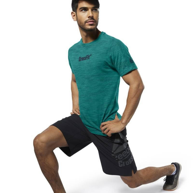 Reebok Classic Men's Marble Melange Crossfit T-Shirt -Sweat Zone DZ