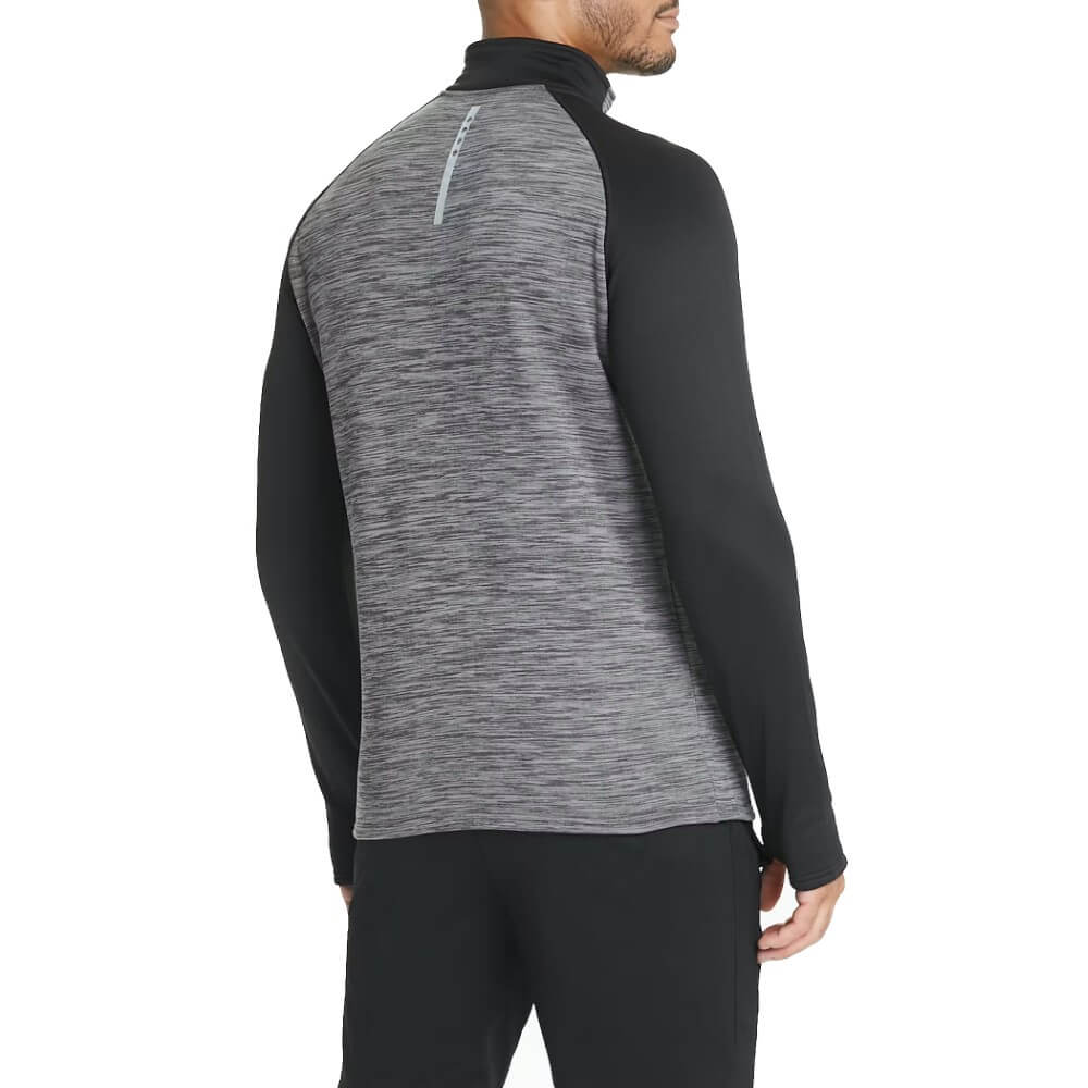 Souluxe Men's Long Sleeve 1/2 Zip Sports Top -Sweat Zone DZ