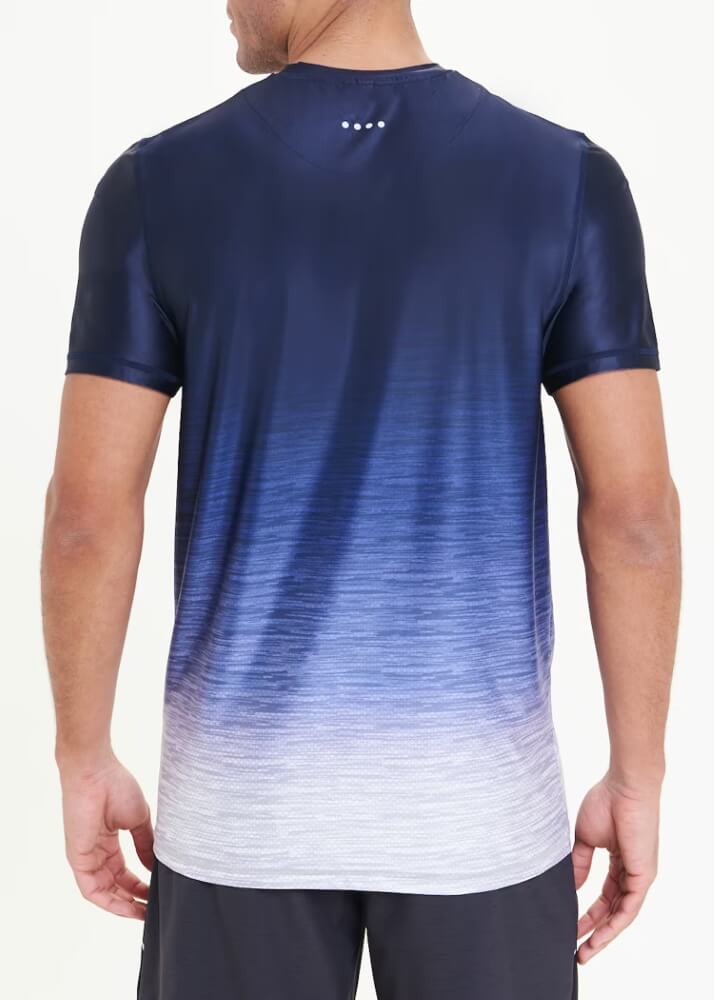 Souluxe Men's Ombre Gym T-Shirt -Sweat Zone DZ