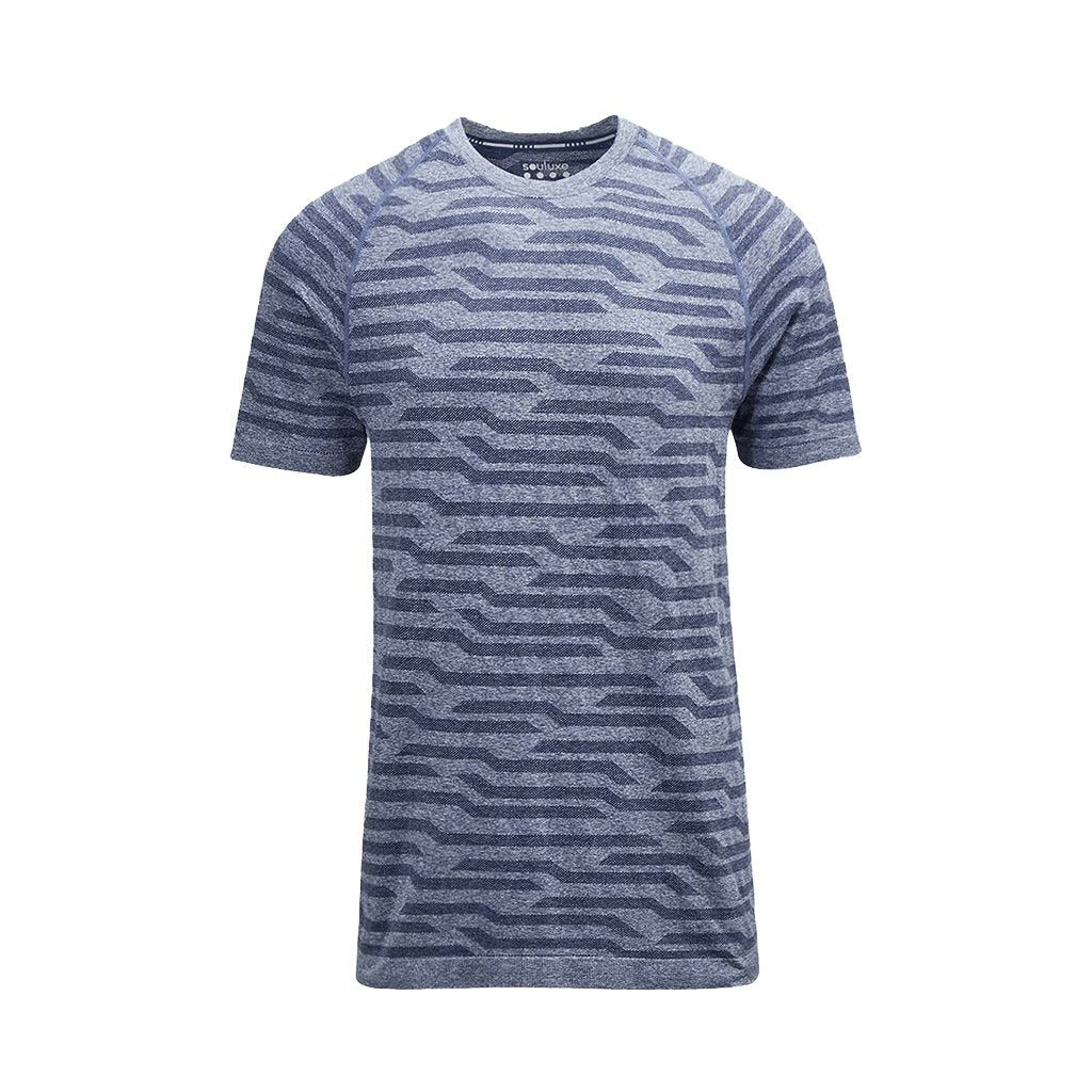 Souluxe Men's Seamless Cloud Line T-Shirt -Sweat Zone DZ