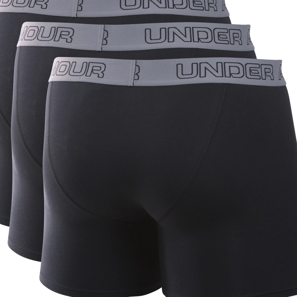 Under Armour Men's Charged Cotton Stretch 15 Cm Boxerjock (Pack De 3) -Sweat Zone DZ
