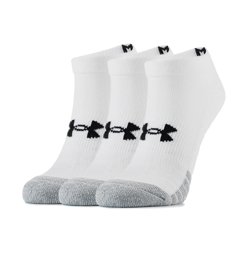 Under Armour Men's Heatgear No Show Socks (3-Pack) -Sweat Zone DZ