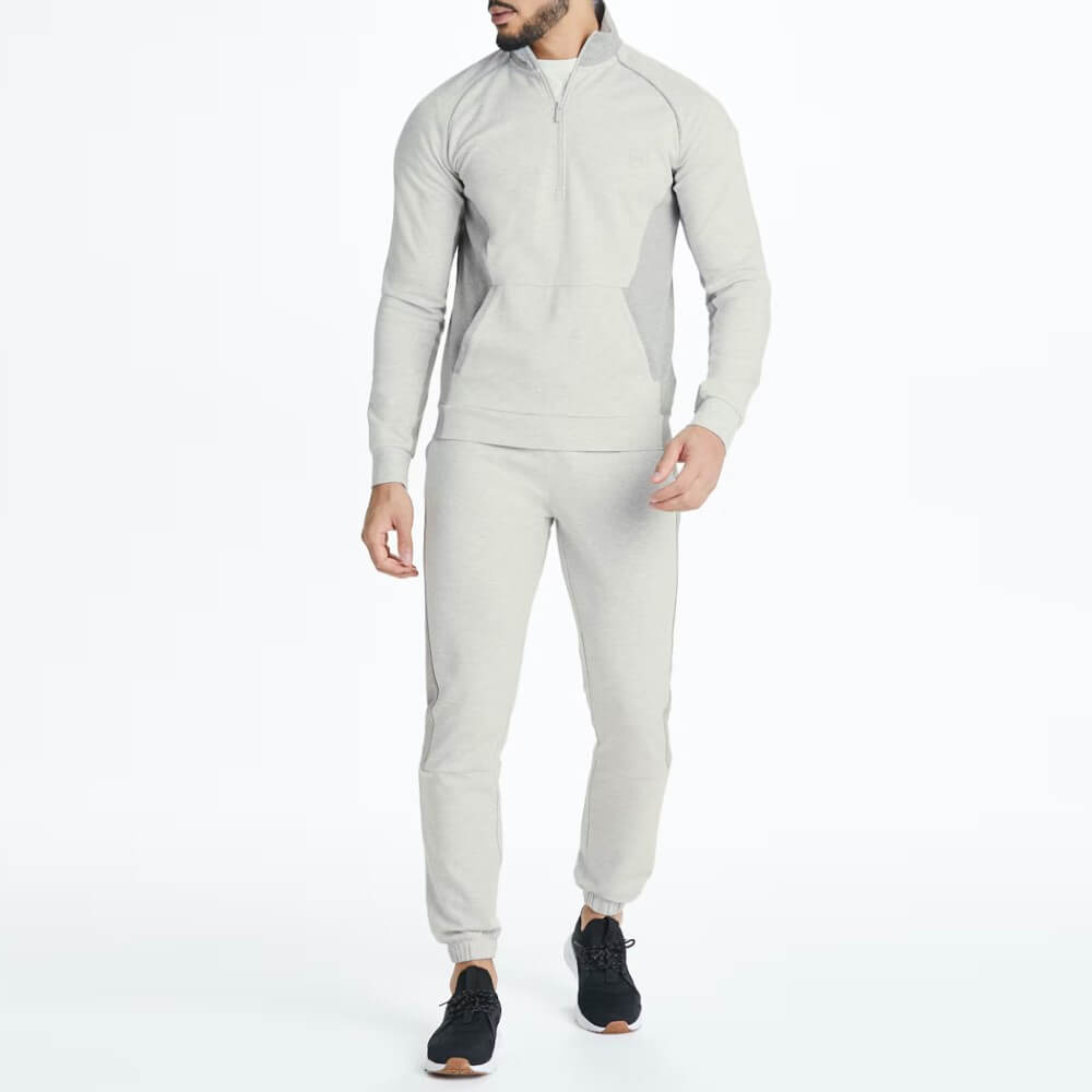 US Athletics Cut & Sew Zip Up Sweatshirt -Sweat Zone DZ