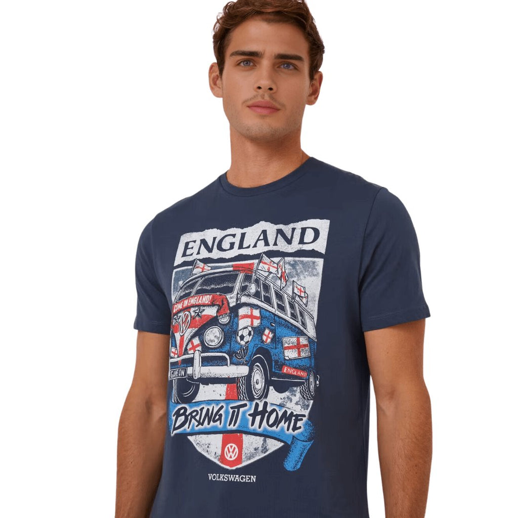 Volkswagen Men's VW England T-Shirt -Sweat Zone DZ